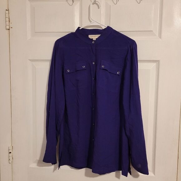 Jones New York sport purple top - Picture 1 of 6